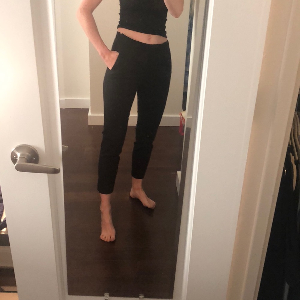 J crew cropped pants Martie side pocket